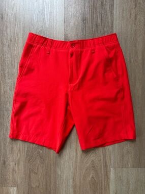 Under Armour Red Golf Shorts